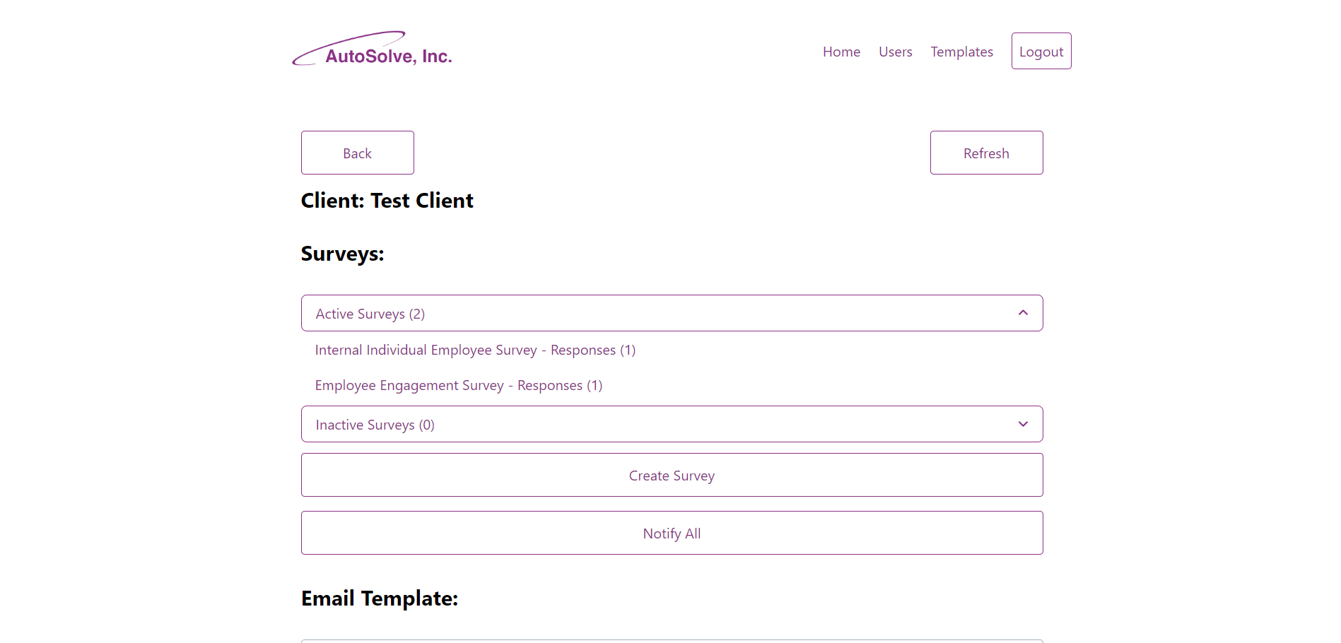 Survey App